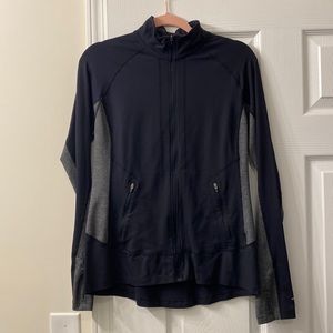 Black athletic zip up size M